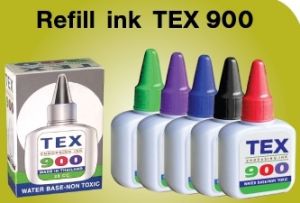 TEX 900 Stamp Ink, 28ml, Red