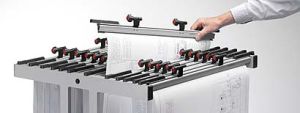 VistaPlan Top Loading Plan Storage Trolley, 2000 Sheets (A1)