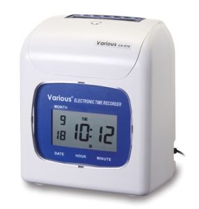 Various CA-818 Electronic Time Recorder