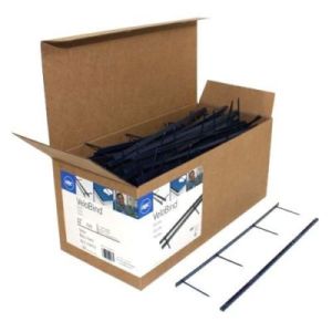 GBC VeloBind Binding Strips 45mm , 4 Prong [Pack of 100] White