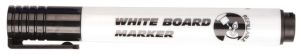 Whiteboard Marker, Bullet Tip, PK/10 Black