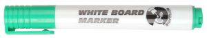 Whiteboard Marker, Bullet Tip, PK/10 Green