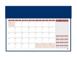 Desk Blotter W/ 2026 Year Planner, 49 x 34cm, Assorted 