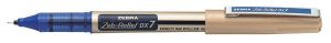Zebra Zeb-Roller DX7 Rollerball Pen, Needle Tip, 0.7mm, Blue 