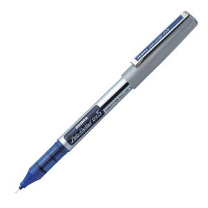 Zebra Zeb-Roller DX5 Rollerball Pen, Needle Tip, 0.5mm, Blue 
