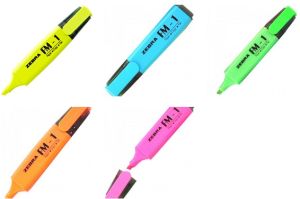 Zebra Highlighter Pen FM-1 [Pack/12]