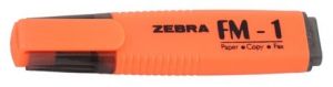 Zebra Highlighter Pen FM-1 Orange