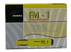 Zebra Highlighter Pen FM-1 [Pack/12]
